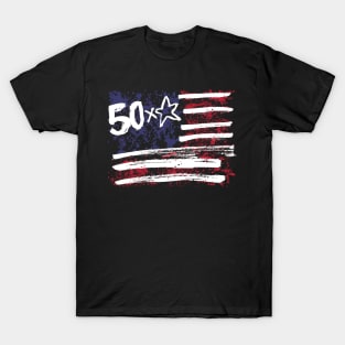 Trash USA Flag T-Shirt